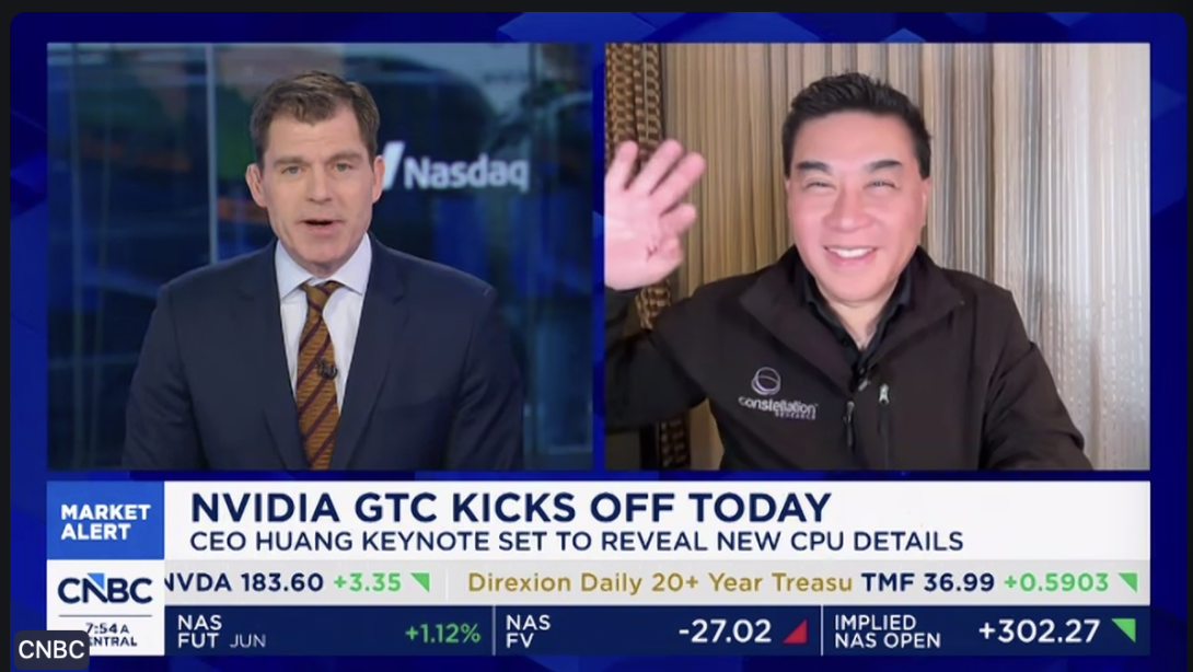 CNBC Squawk Box Nvidia GTC 2026